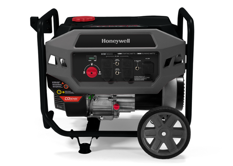 Honeywell 3600 Portable Generator 3-4 Back